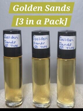 Golden Sands (U) Type - 1/3 Oz. Scented Body Oil (3pk)